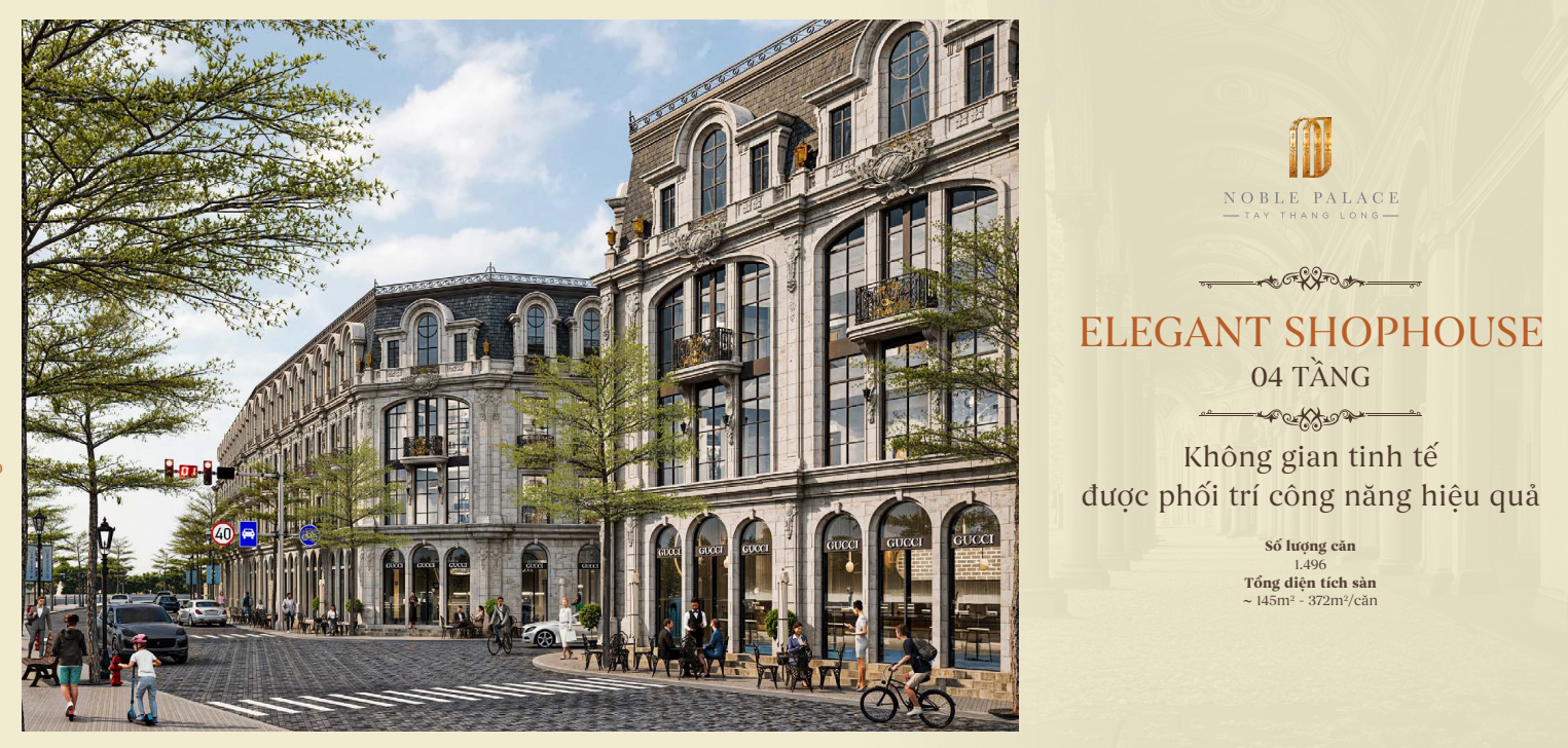 Noble Tây Thăng Long 15 Elegant Shophouse Noble Tây Thăng Long