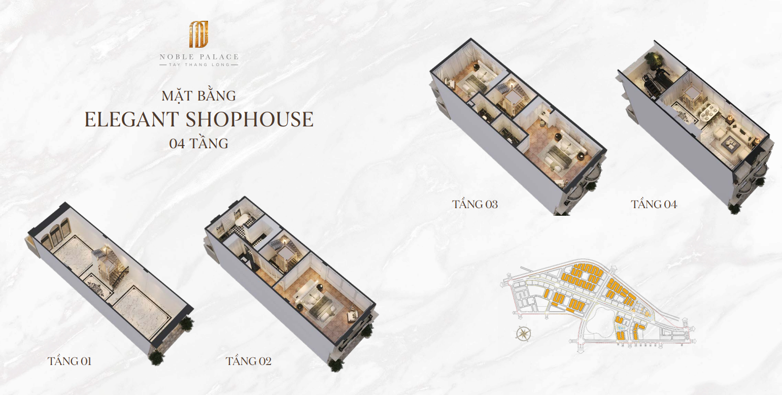 Noble Tây Thăng Long 16 Thiết kế Elegant Shophouse Noble Tây Thăng Long